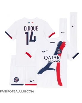 Paris Saint-Germain Desire Doue #14 Echipament de Fotbal Replică 2024-25 Copii Deplasare (+ Șorturi)